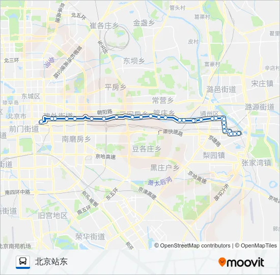 666 Bus Line Map