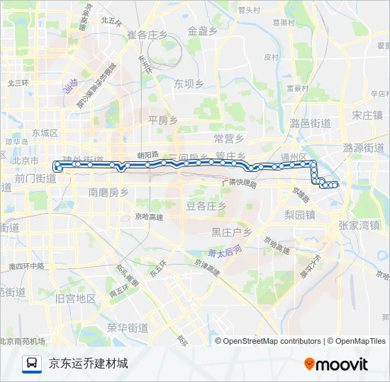 666 Bus Line Map