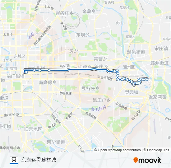 668 Bus Line Map