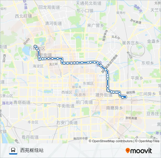 671 Bus Line Map