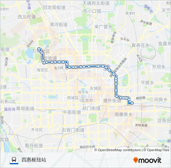 671 Bus Line Map