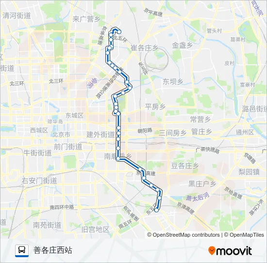 677 Bus Line Map