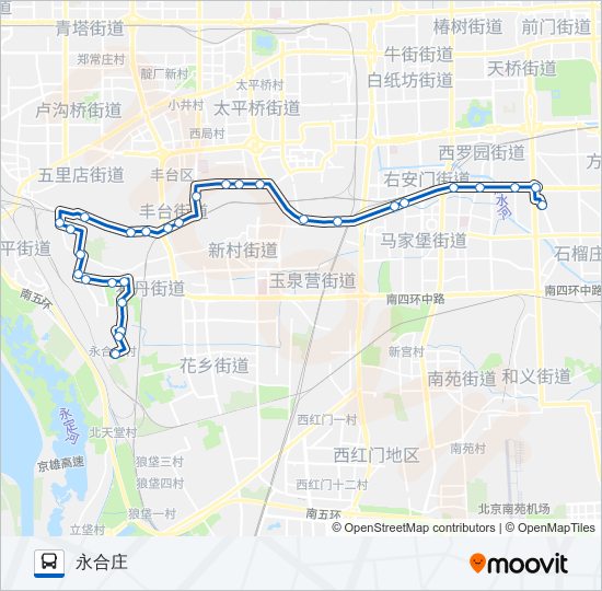 公交678路的线路图