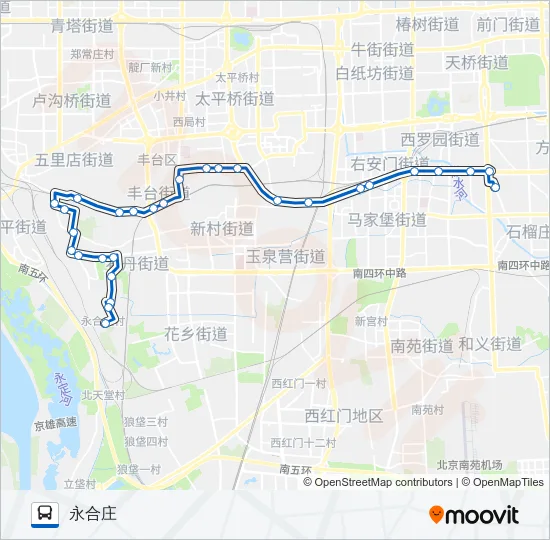 公交678路的线路图