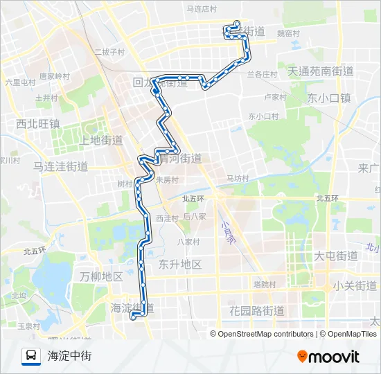 681 Bus Line Map