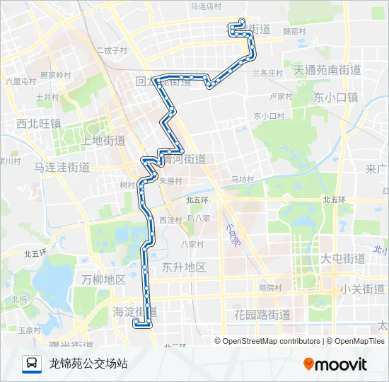 681 Bus Line Map