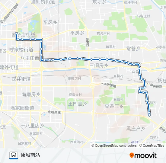 690 Bus Line Map