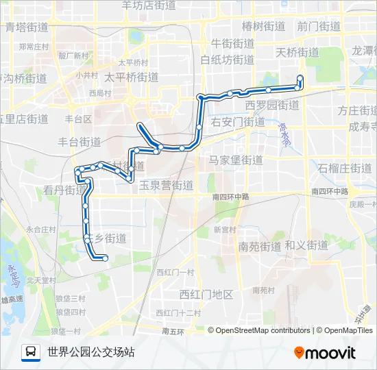 692 Bus Line Map