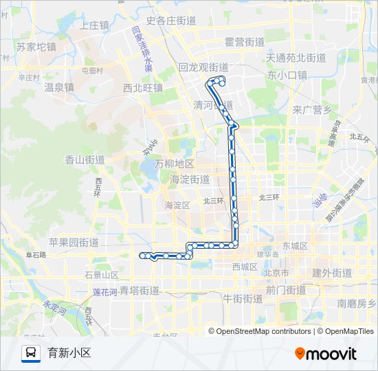 693 bus Line Map