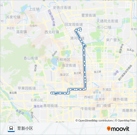 693 Bus Line Map