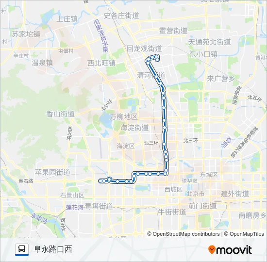 693 Bus Line Map