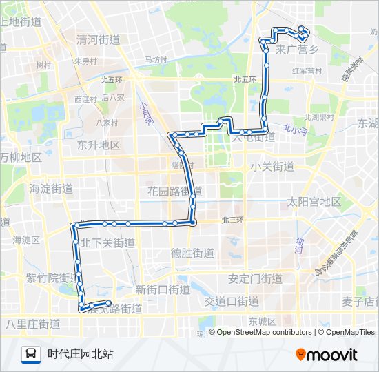 公交695路的线路图