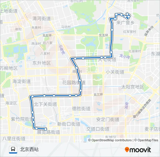 695 Bus Line Map