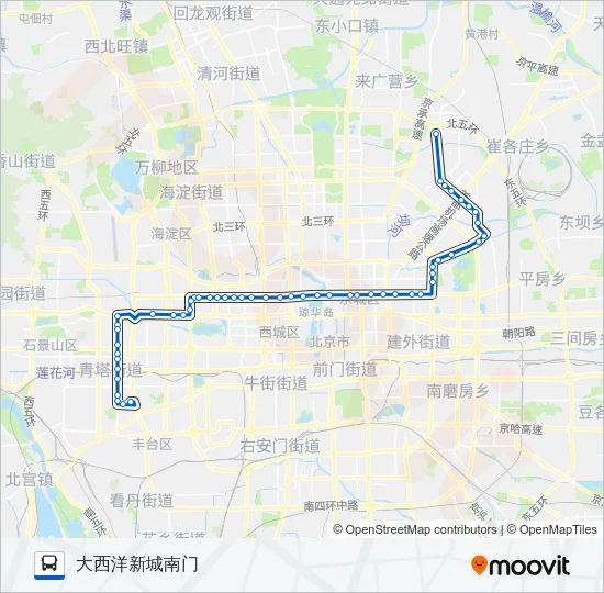 701 Bus Line Map