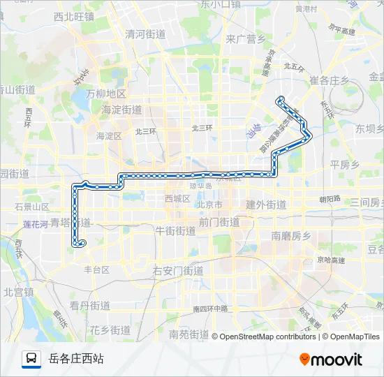 701 Bus Line Map