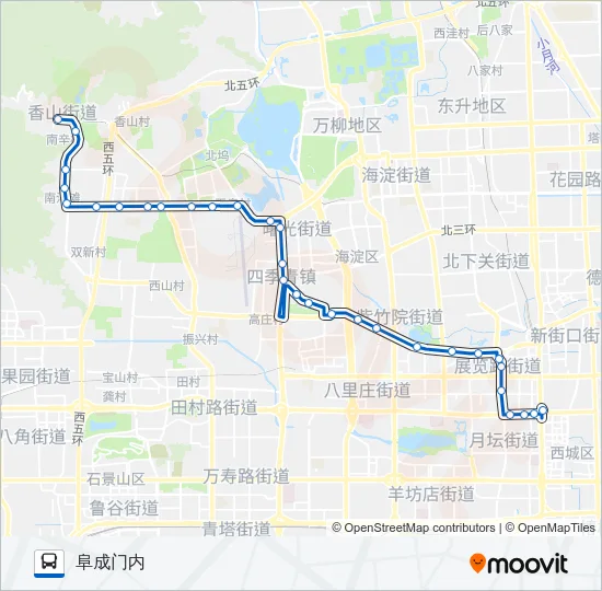 714 Bus Line Map