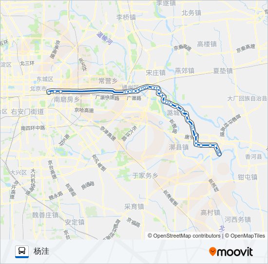 804 bus Line Map