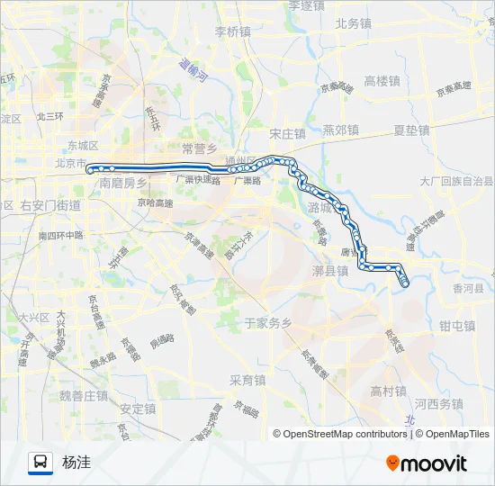 804 Bus Line Map
