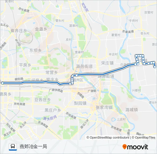 811 Bus Line Map