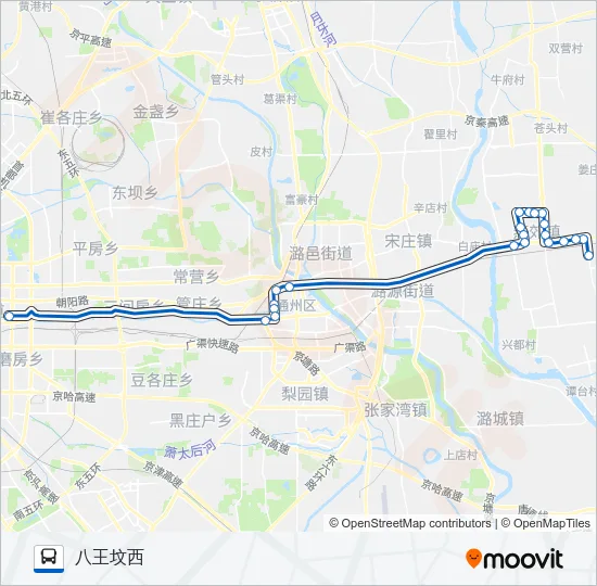 811 Bus Line Map