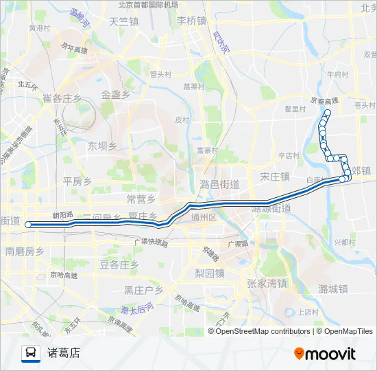 815 Bus Line Map