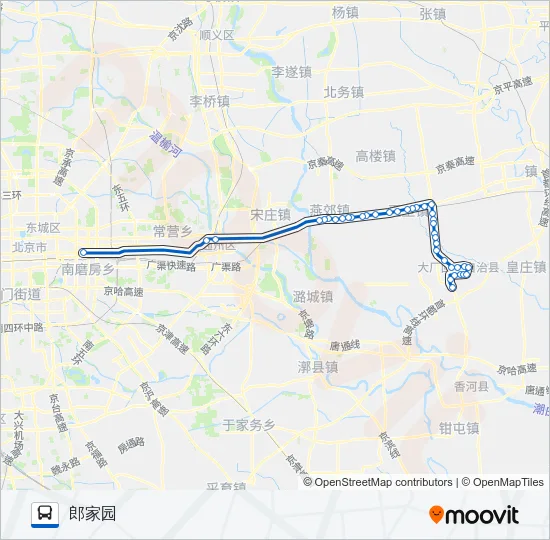 816 Bus Line Map