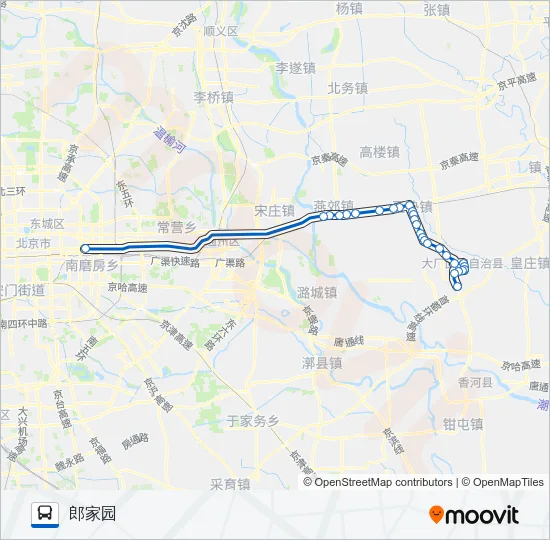 817 Bus Line Map