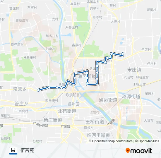 824 Bus Line Map