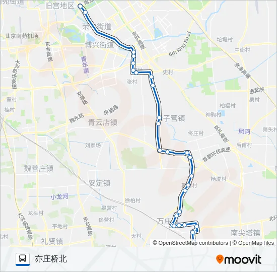 公交826路的线路图