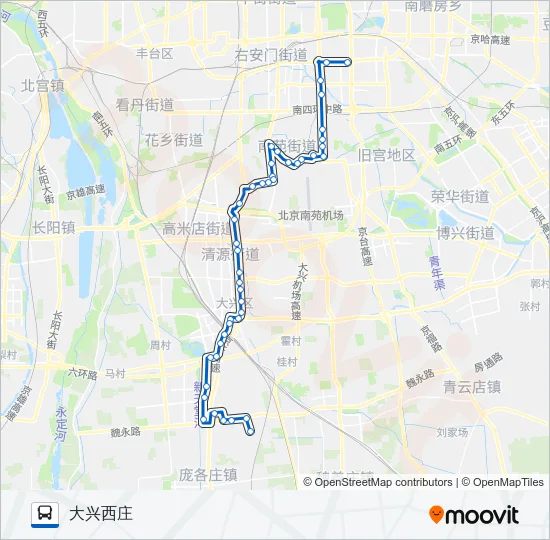 827 Bus Line Map
