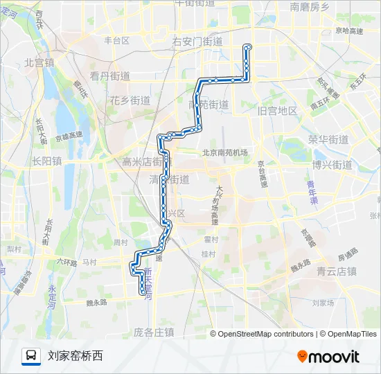 829 Bus Line Map