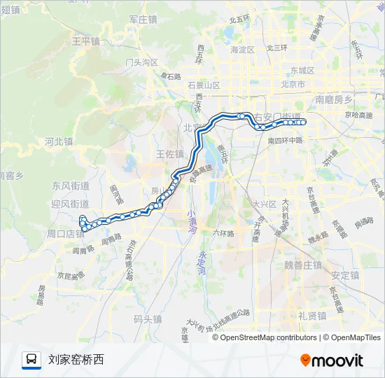 839 Bus Line Map