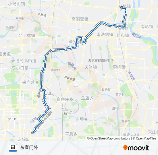 公交855路的线路图