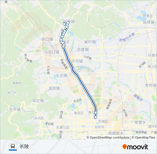 公交872路的线路图