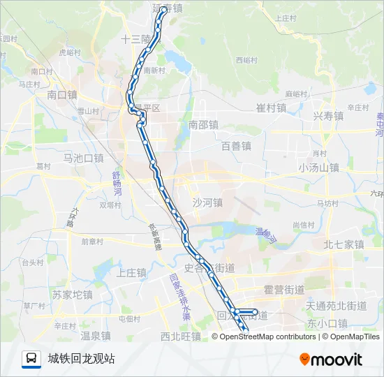 878 Bus Line Map
