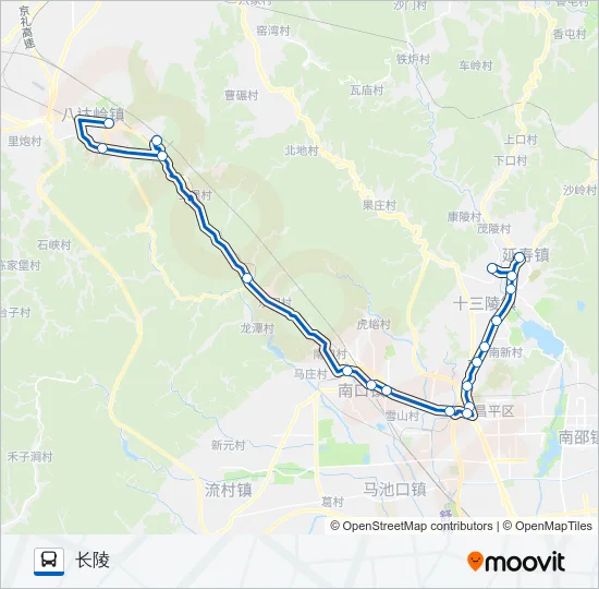 879 Bus Line Map