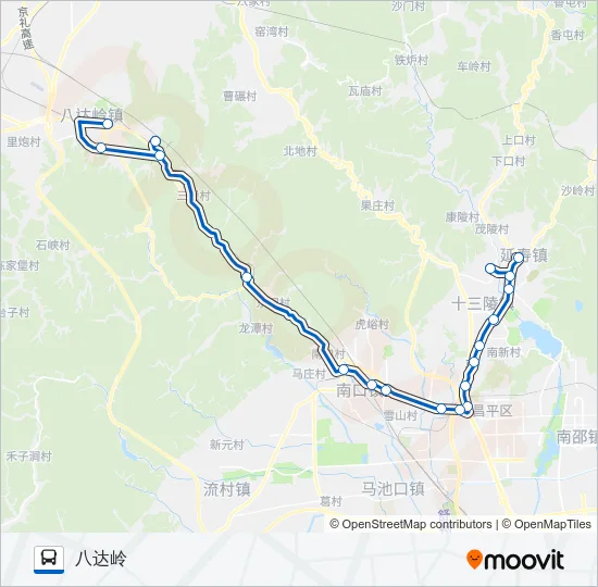 879 Bus Line Map
