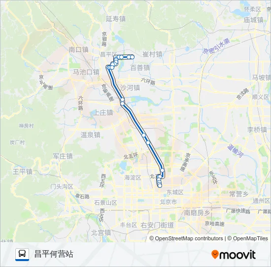 889 Bus Line Map