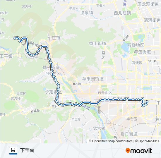 890 bus Line Map