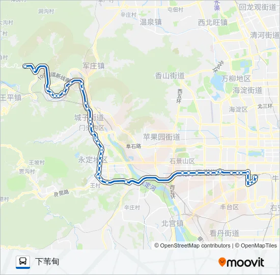 890 Bus Line Map