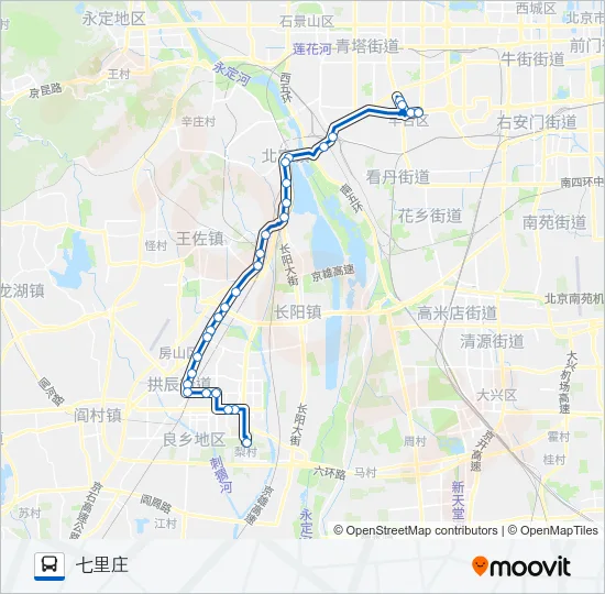 896 Bus Line Map