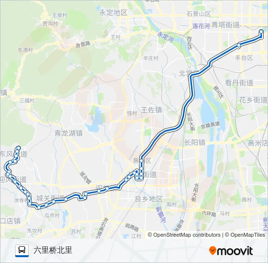 901 Bus Line Map