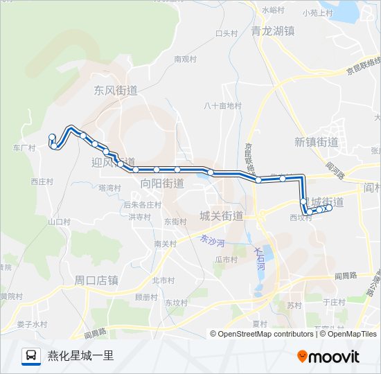 904 Route: Schedules, Stops & Maps - 燕化星城一里(Updated)