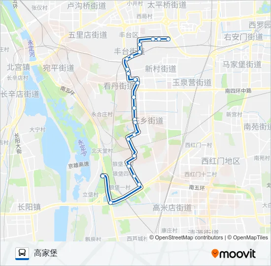 912 Bus Line Map