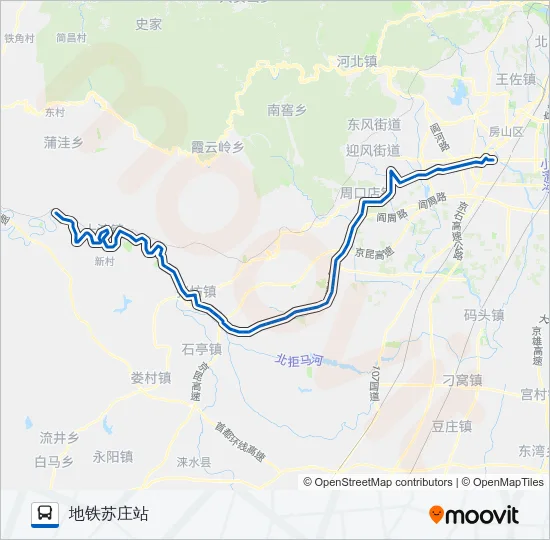 917 Bus Line Map