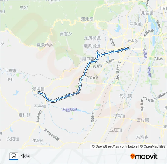 917 Bus Line Map