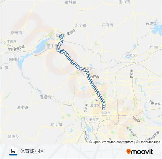 919 Bus Line Map