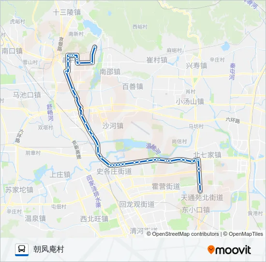 922 Bus Line Map