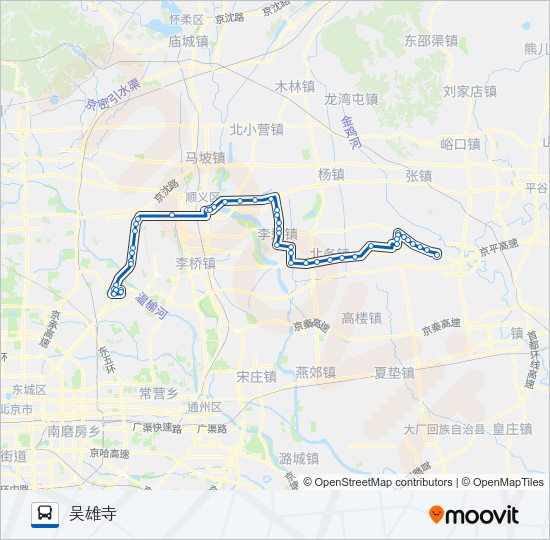 公交923路的线路图