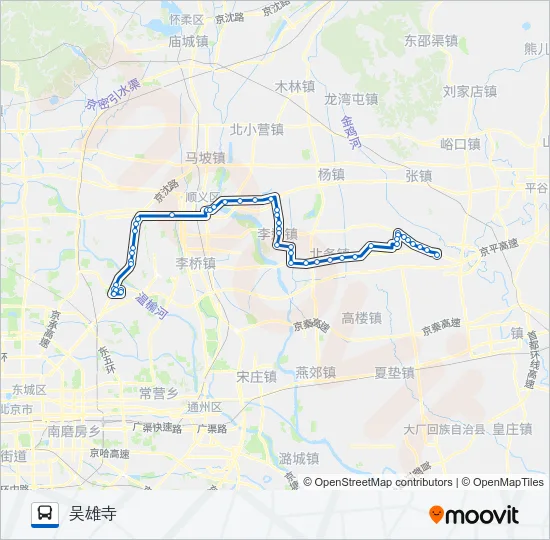 923 Bus Line Map